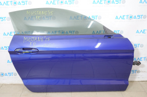 Дверь голая передняя правая Ford Mustang mk6 15- синий J4