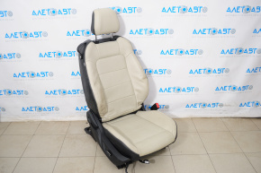 Пасажирське сидіння Ford Mustang mk6 15- без airbag, купе, електро, шкіра беж