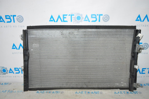 Радиатор кондиционера конденсер Ford Mustang mk6 15- 2.3T замяты соты, загнуты крепления