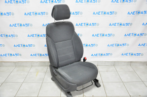 Пасажирське сидіння Kia Sorento 16-17 без airbag, механічні, ганчірка темно-сірий, зам'ято