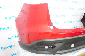 Бампер задній голий Mazda CX-9 16- без парктрон, червоний