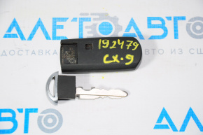 Ключ Mazda CX-9 16- smart, 4 кнопки, затерта кнопка, трещина