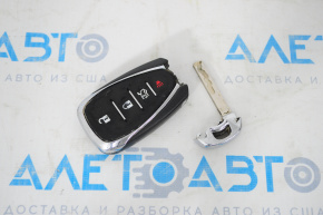 Ключ Chevrolet Malibu 16- smart, 4 кнопки, дефект кнопок