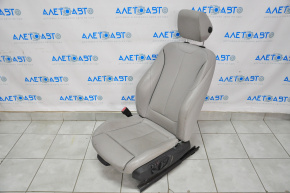 Сидіння водія BMW 3 F30 12-19 з airbag, електро з пам’яттю, шкіра сіре, Sport