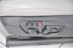 Водительское сидение BMW 3 F30 12-18 с airbag, электро с памятью, кожа серое, Sport