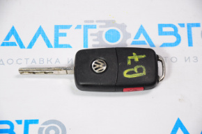 Ключ VW Passat b7 USA 4 кнопки, раскладной