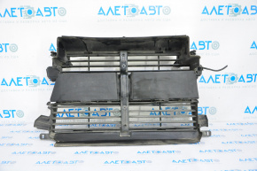 Жалюзи дефлектор радиатора в сборе Ford Escape MK3 13-16 дорест 1.6T, 2.5 с моторчиком, надрыв