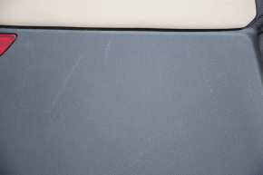 Обшивка двери карточка передняя левая Ford Escape MK4 20- черная с бежевым, под память, потерта