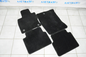 Комплект ковриков салона Ford Escape MK4 20-22 тряпка черная