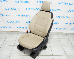 Сидіння водія Ford Escape MK4 20- без airbag, електро, шкіра беж з черн