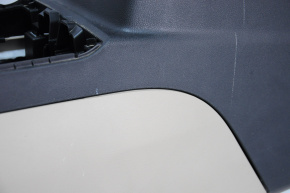 Консоль центральная подлокотник Ford Escape MK4 20- бежевая с черным, пластик, потерта