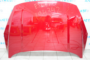 Капот голий Ford Escape MK4 20- червоний D4, зам'ятий спереду