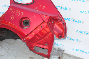 Четверть крыло задняя левая Mazda CX-9 16- красная, вмятины