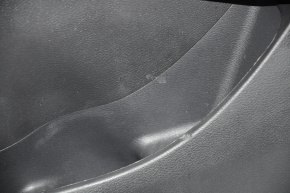 Обшивка двери карточка передняя правая Nissan Murano z52 15-17 черн кожа сер вставка, царапины