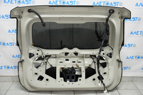 Двері багажника голі зі склом Nissan Rogue 14-16 чорний G41, тріснули