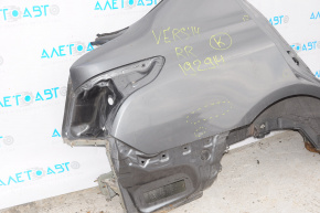 Чверть крило задні праві Nissan Versa 12-19 usa графіт, стусани