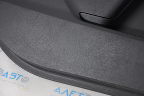 Обшивка двери карточка передняя левая Subaru Impreza 17- GK кожа сер, царапины, грязная ткань