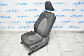 Водительское сидение Toyota Camry v70 18- без airbag, электро, тряпка черн с серыми вставками