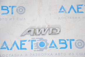 Эмблема надпись "AWD" двери багажника Toyota Rav4 13-18