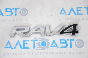 Эмблема надпись "RAV4" двери багажника Toyota Rav4 13-18