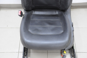 Сидіння водія VW Passat b7 12-15 USA без airbag, електро, шкіра черн