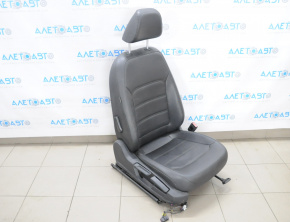 Пасажирське сидіння VW Passat b7 12-15 USA без airbag, механічні, шкіра черн
