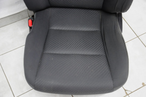 Водительское сидение Toyota Highlander 14-19 без airbag, механич, тряпка темно-серое
