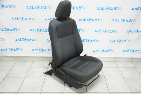Пасажирське сидіння Toyota Highlander 14-19 без airbag, механічні, ганчірка темно-сіре