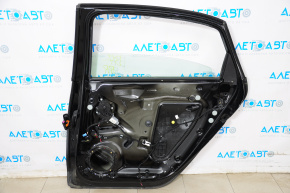 Дверь голая задняя правая VW Passat b7 12-15 USA черный L041, тычки