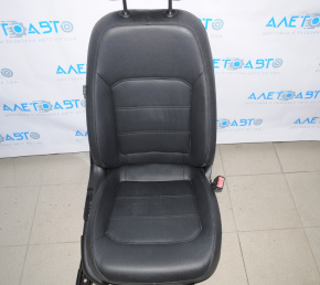 Пасажирське сидіння VW Passat b7 12-15 USA без airbag, механічні, підігрів, шкіра черн