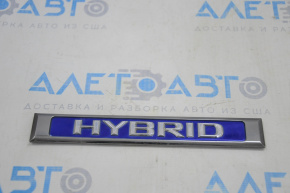 Эмблема двери Hybrid задняя правая Lexus ES300h ES350 13-18