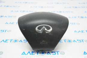 Подушка безопасности airbag в руль водительская Infiniti JX35 QX60 13- черн, виден контур