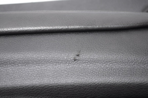 Обшивка дверей картка перед лев BMW X5 E70 07-13 черн подряпини, злам креп, відклеїлась шкіра