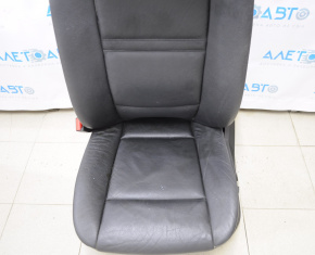 Сидіння водія BMW X5 E70 07-13 без airbag, електро і пам'ять, шкіра черн