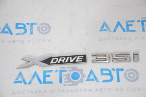 Эмблема надпись Xdrive35i передняя правая BMW X5 E70 07-13