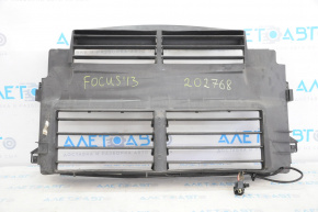 Жалюзи дефлектор радиатора в сборе Ford Focus mk3 11-14 2.0 с моторчиком