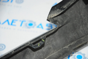 Губа нижняя переднего бампера Ford Edge 15-18 дорест, SPORT, царапины, дефект крепления