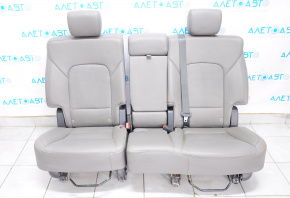 Задний ряд сидений 2 ряд Hyundai Santa FE Sport 13-16 дорест, кожа серое
