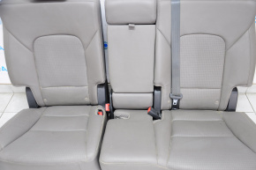 Задній ряд сидінь Hyundai Santa FE Sport 13-16 дорест, шкіра сіре