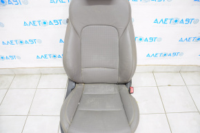 Пасажирське сидіння Hyundai Santa FE Sport 13-16 дорест, без airbag, електро не раб, шкіра сіра, іржавий