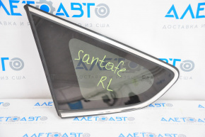 Форточка глухое стекло задняя левая Hyundai Santa FE Sport 13-18 хром