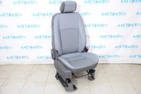 Пассажирское сидение Ford Transit Connect MK2 13- без airbag, механич, кожа серое