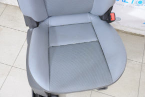 Пасажирське сидіння Ford Transit Connect MK2 13- без airbag, механічні, шкіра сіре