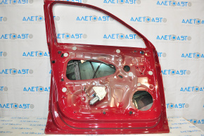 Дверь голая передняя левая VW Tiguan 18- красный LA3Q замята