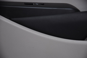 Обшивка двери карточка задняя правая Toyota Highlander 14-16 под JBL с шторкой серая царапины
