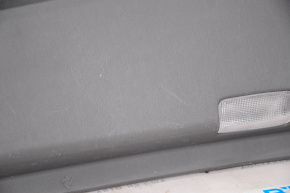 Обшивка двери карточка передняя правая Toyota Prius 30 10-15 тряпка темно-серая, царапины
