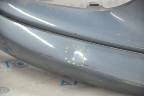 Бампер передний голый Mazda 6 13-17 голубой без омывателей и парктроников, надлом креп, вмятины