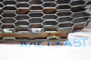 Нижня решітка переднього бампера VW Passat b7 12-15 USA тріщина знизу злам креп