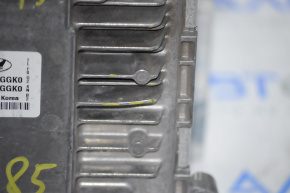 Блок ECU компьютер двигателя Hyundai Sonata 15-19 2.4 надлом фишки, замят