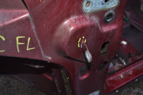 Чверть передня ліва Lincoln MKC 15- червона, гнуті стійка і пістолет